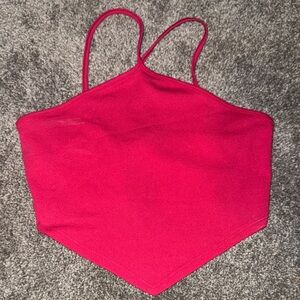 21 Saints Stylish Red Crop Top